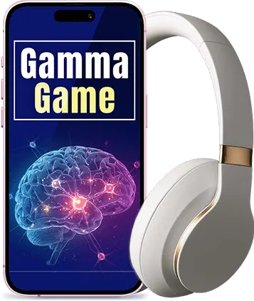 Gamma Game — 40Hz Cognitive Training System with App and Headphones USA